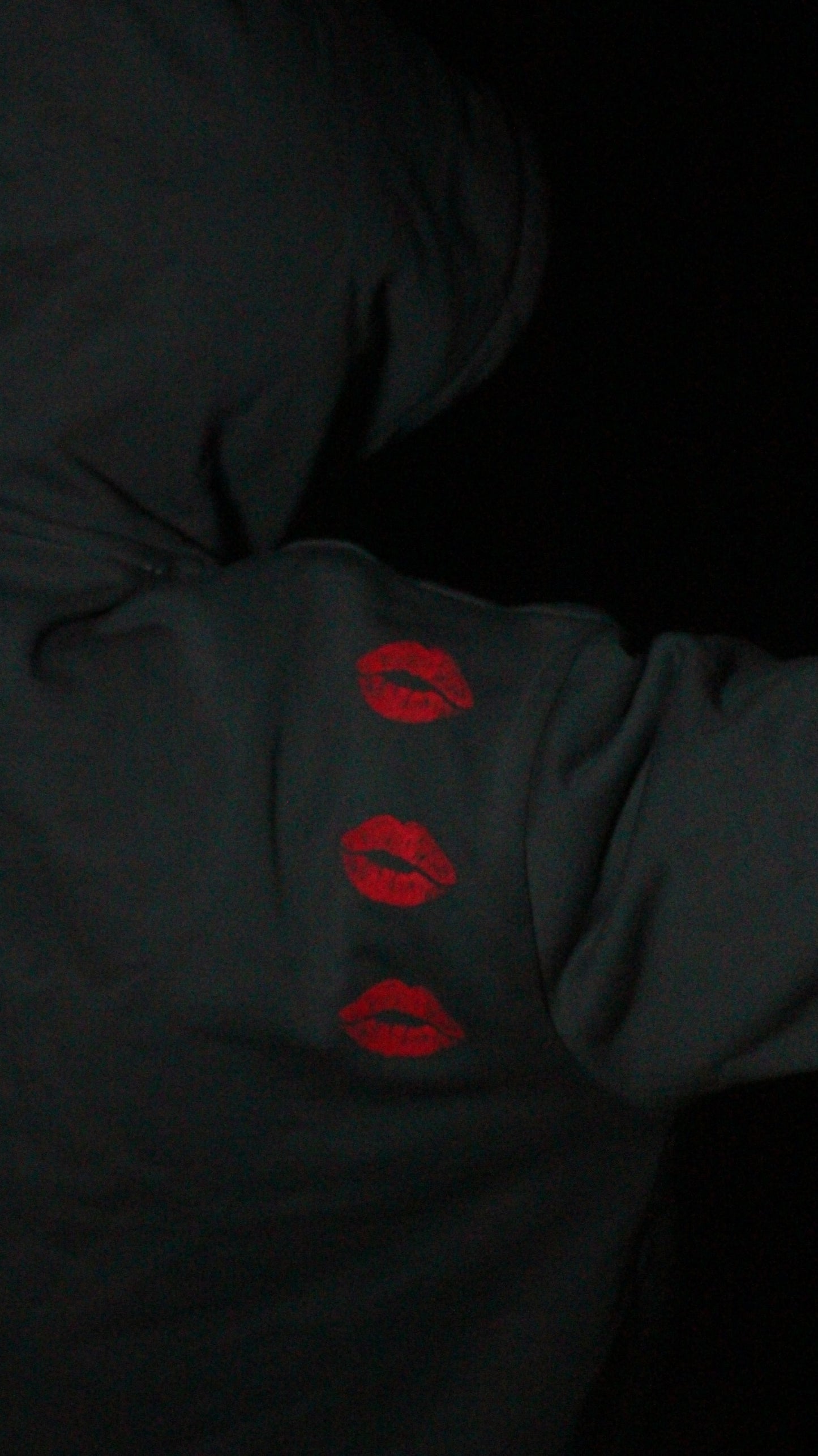 "Lipz" graphic hoodie