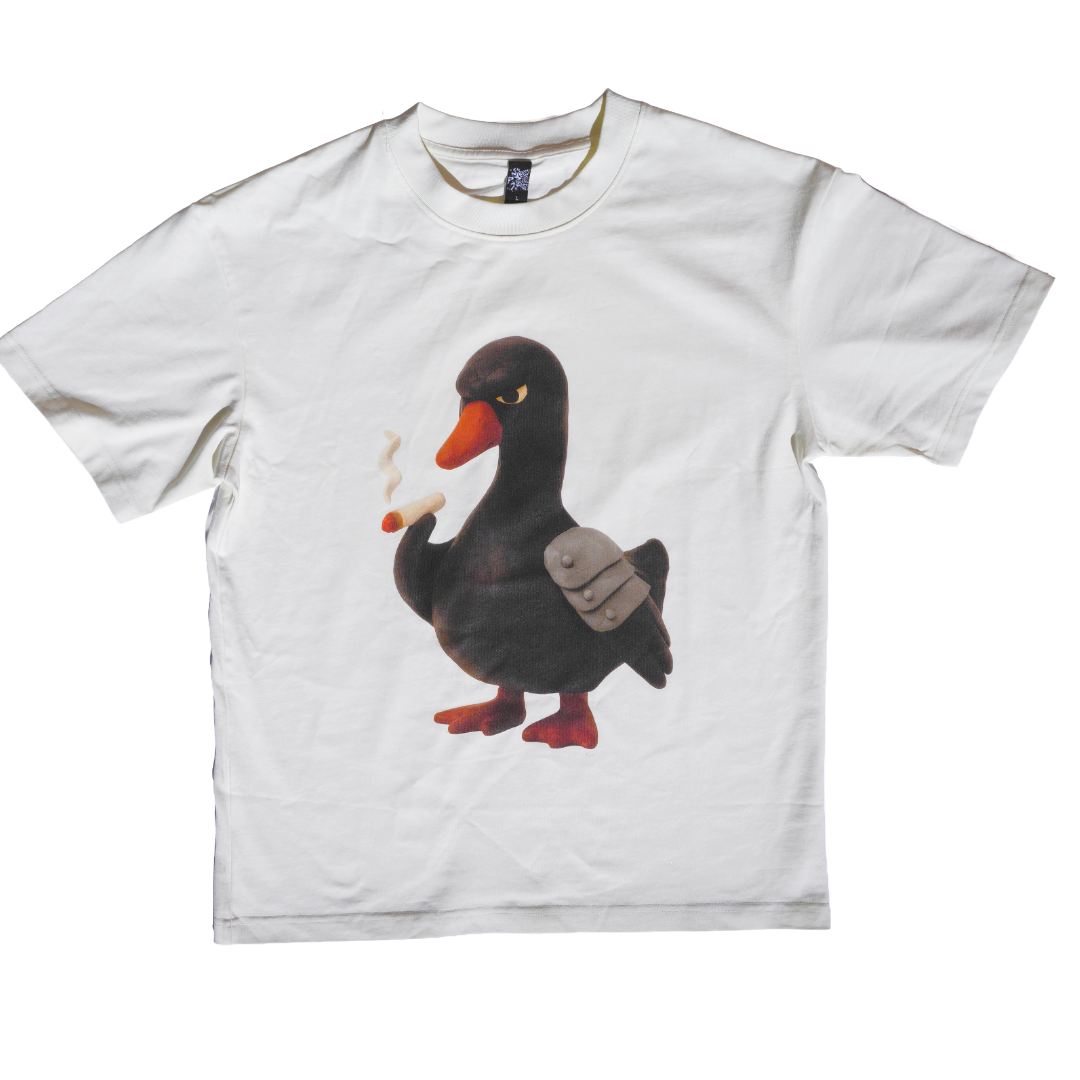 Birds of Prey T-shirt (Black swan)