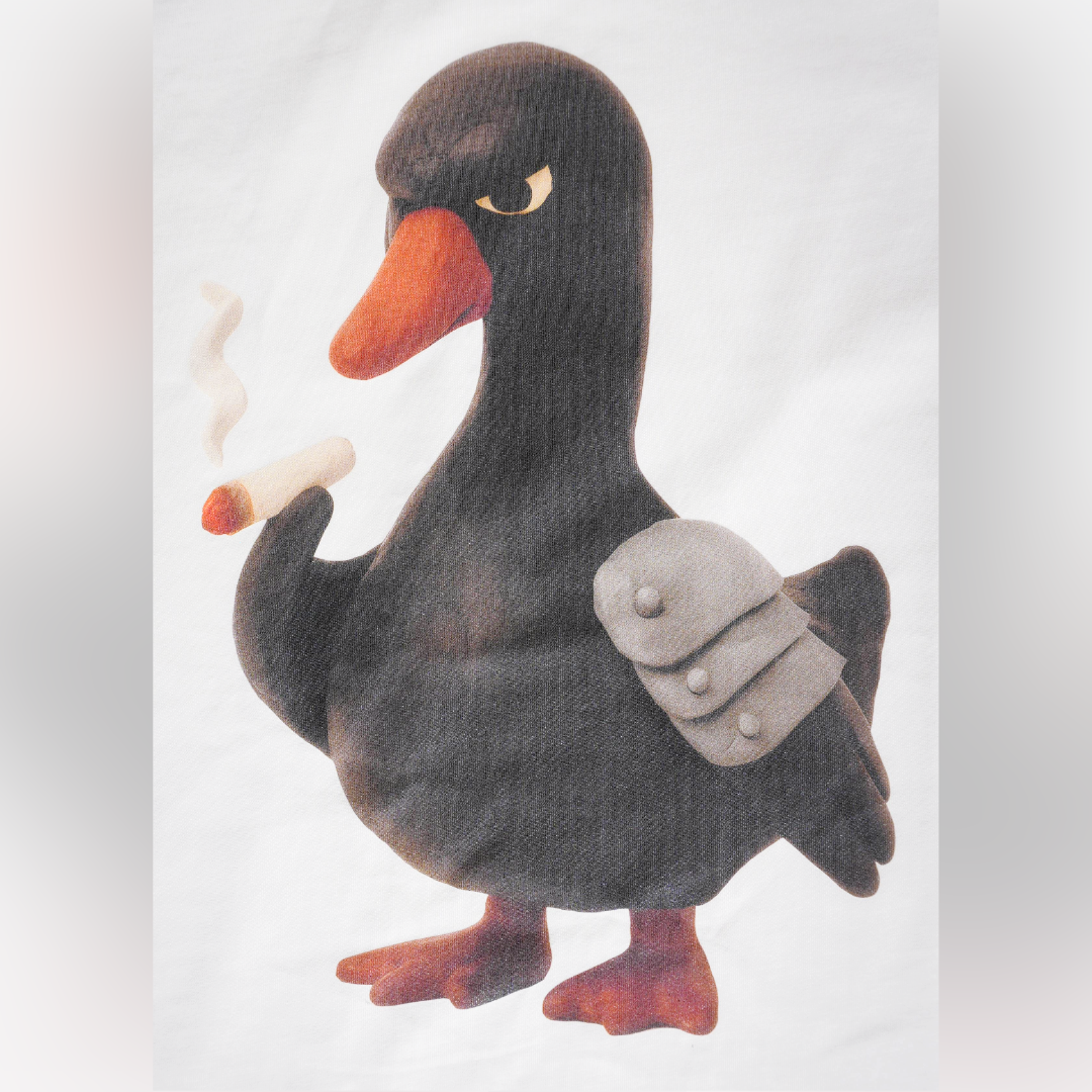 Birds of Prey T-shirt (Black swan)
